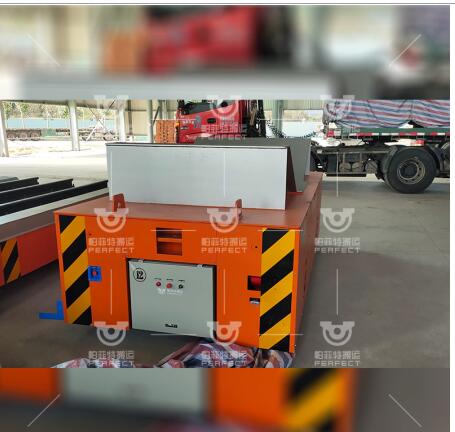 唐山東鋼低壓軌道供電電動平車