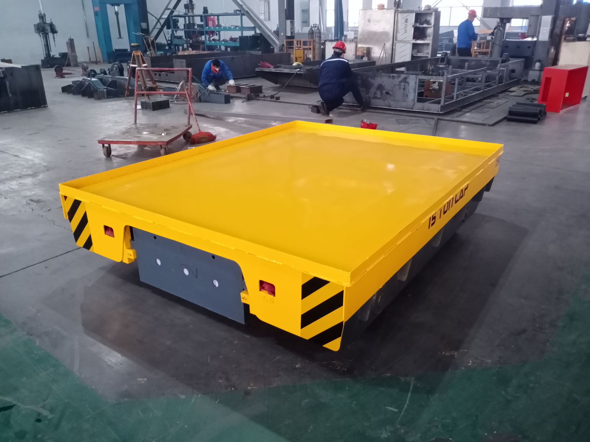 山西鑄鋼軌道轉運車實拍案例